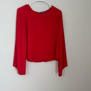 Elegant Red Women's Top